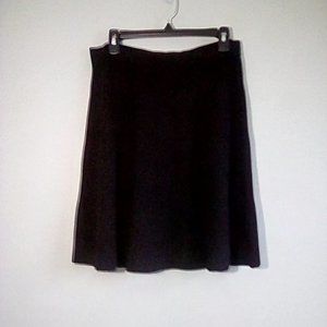 Nannette Lepore Knit Ribbed Slight Flare Skirt